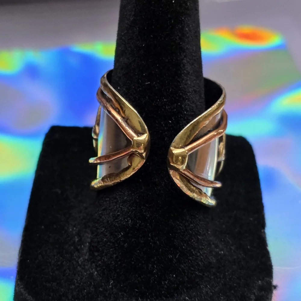 Ring‎ Brass & Copper Cuff Item# 0071